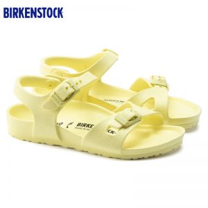 德国制造Birkenstock儿童亲子沙滩防水凉鞋Rio EVA荧光色沙滩凉鞋