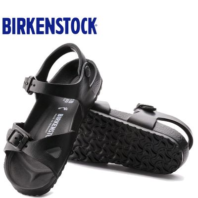 德国制造Birkenstock儿童亲子沙滩防水凉鞋Rio EVA荧光色沙滩凉鞋