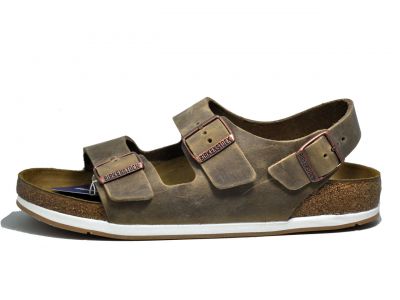 春夏新款Birkenstock/Milano天然真皮流行经典色耐磨橡胶底