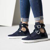 Birkenstock中性风格天然牛皮高帮板鞋Thessaloniki休闲鞋