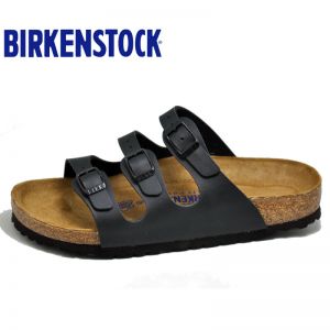 【软底】明星同款德国制造Birkenstock经典流行三扣软木拖鞋Florida柔软鞋床流行色软木拖鞋