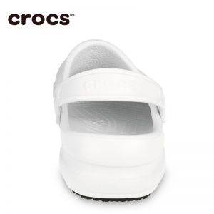 Crocs卡骆驰中性防滑厨师鞋 医生鞋 职业鞋 护士鞋 手术鞋 毕斯拓Bistro黑色/白色/蓝色10075