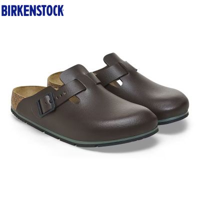德国制造Birkenstock经典光滑牛皮防滑厨师鞋/职业鞋/医生鞋/工作鞋Boston