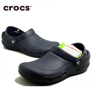 Crocs卡骆驰中性防滑厨师鞋 医生鞋 职业鞋 护士鞋 手术鞋 毕斯拓Bistro黑色/白色/蓝色10075