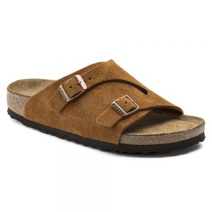 【软底】Birkenstock Zuerich苏黎世经典牛反绒皮凉拖柔软鞋床软木拖鞋