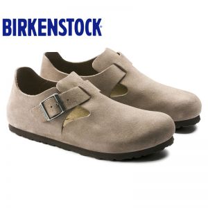 德国Birkenstock天然牛皮经典复古风格休闲鞋/船鞋London畅销流行款休闲鞋