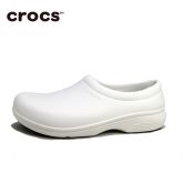 Crocs卡骆驰全包 医生鞋 护士鞋 工作鞋 厨师鞋 职业鞋 克劳科工作鞋On the Clock Slip On