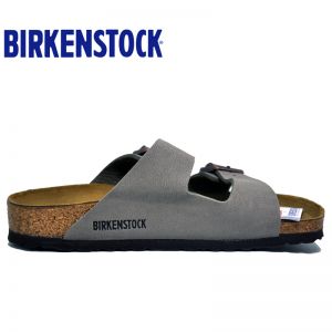 Birkenstock经典软木两扣凉拖鞋Arizona磨砂仿皮软木拖鞋