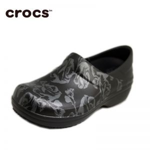 Crocs娜莉雅工作克骆格II代女士图案花纹专业防滑工作鞋/厨师鞋/医生鞋/护士鞋/职业鞋 Neria Pro Clog 205385