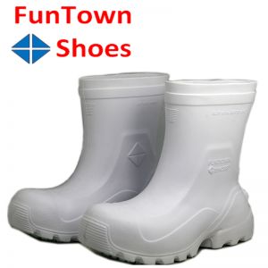 【网红爆款】潮鞋 Funtownshoes范特仕雨靴中筒耐穿耐磨防水防滑安全鞋工业工地水靴职业鞋