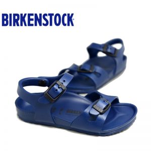 德国制造Birkenstock儿童亲子沙滩防水凉鞋Rio EVA荧光色沙滩凉鞋