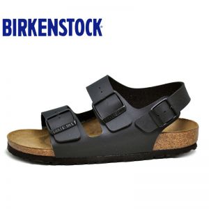 明星同款经典德国Birkenstock休闲凉鞋/开车凉鞋Milano系踝凉鞋