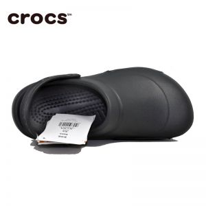 Crocs卡骆驰中性防滑厨师鞋 医生鞋 职业鞋 护士鞋 手术鞋 毕斯拓Bistro黑色/白色/蓝色10075