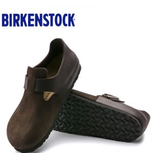 德国Birkenstock天然牛皮经典复古风格休闲鞋/船鞋London畅销流行款休闲鞋