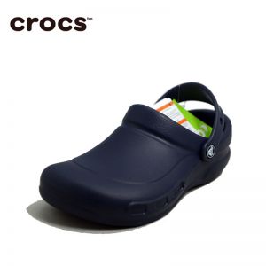 Crocs卡骆驰中性防滑厨师鞋 医生鞋 职业鞋 护士鞋 手术鞋 毕斯拓Bistro黑色/白色/蓝色10075