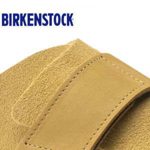 Birkenstock经典软木单扣凉拖男女同款牛皮绒面革拖鞋kyoto系列软木拖鞋软木拖鞋