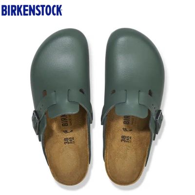 德国制造Birkenstock经典光滑牛皮防滑厨师鞋/职业鞋/医生鞋/工作鞋Boston