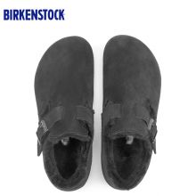 Birkenstock 秋冬男女低帮毛毛鞋软木休闲鞋反毛皮London系列休闲鞋