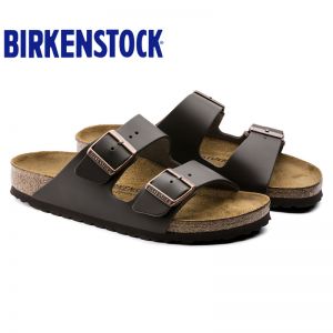 德国Birkenstock经典软木拖鞋Arizona光滑牛皮经典流行色软木拖鞋