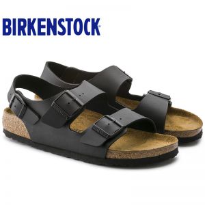 明星同款经典德国Birkenstock休闲凉鞋/开车凉鞋Milano系踝凉鞋