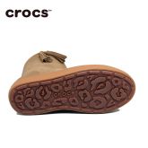 Crocs卡骆驰女鞋保暖雪地靴女冬芮莉洛基软跟平底短筒靴|203425