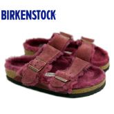 Birkenstock Arizona羊绒鞋床反绒牛皮秋冬毛毛鞋软木拖鞋软木拖鞋