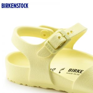 德国制造Birkenstock儿童亲子沙滩防水凉鞋Rio EVA荧光色沙滩凉鞋