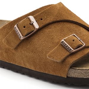 【软底】Birkenstock Zuerich苏黎世经典牛反绒皮凉拖柔软鞋床软木拖鞋