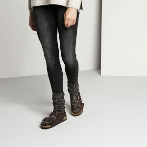 明星同款经典德国Birkenstock休闲凉鞋/开车凉鞋Milano系踝凉鞋